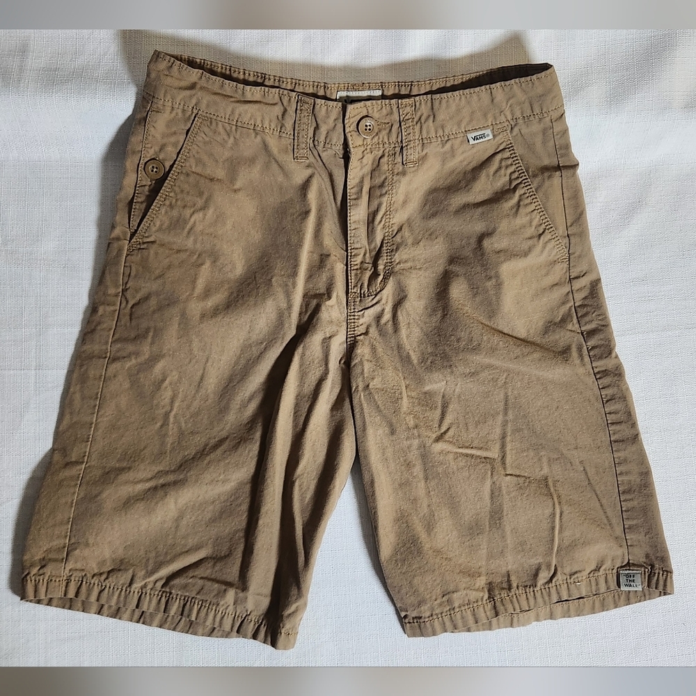 Boys 14Y Vans Off The Wall Tan shorts